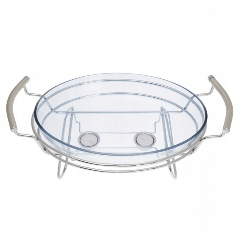 Podgrzewacz okrągły z pokrywką Kinghoff 3 LITROWY srebrny