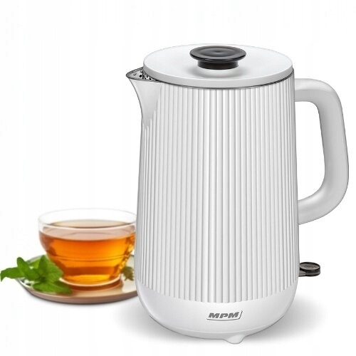 CZAJNIK ELEKTRYCZNY BEZPRZEWODOWY MPM MCZ-115 1800 W 1,5 l biały