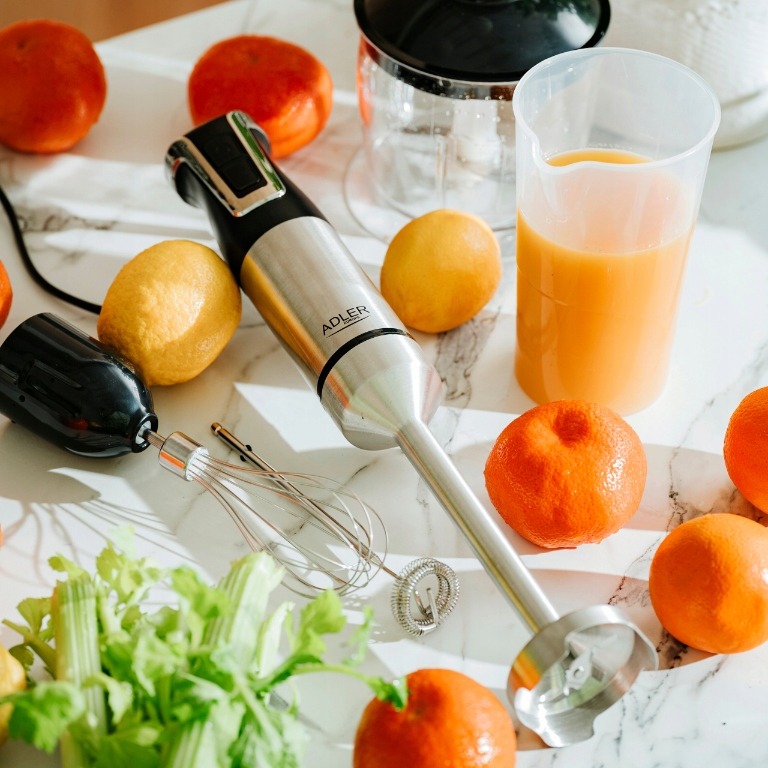 Blender Ręczny Wielofunkcyjny 1800W Malakser Ubijaczka Spieniacz 5w1 MOCNY