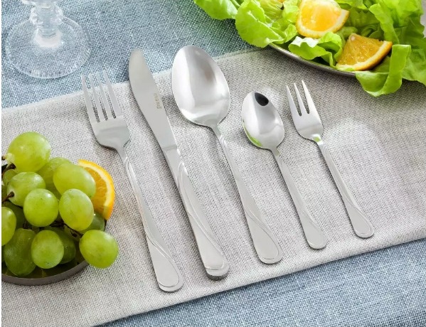 SZTUĆCE KINGHOFF KH3504 POŁYSK 72 ELEM. WALIZKA