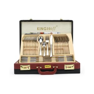 SZTUĆCE KINGHOFF KH3504 POŁYSK 72 ELEM. WALIZKA