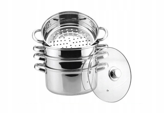 GARNKI GARNEK DO GOTOWANIA NA PARZE PAROWAR