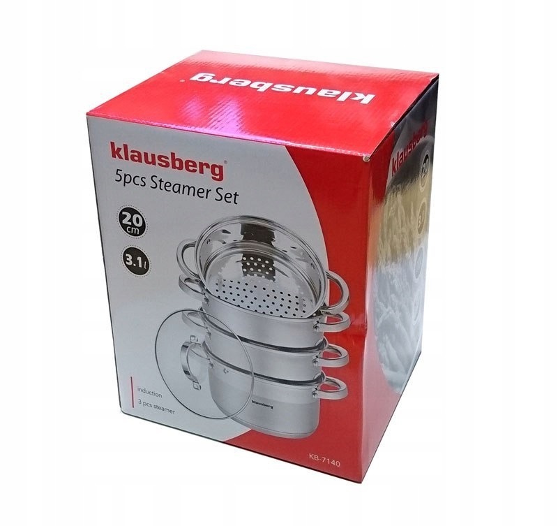 GARNKI GARNEK DO GOTOWANIA NA PARZE PAROWAR