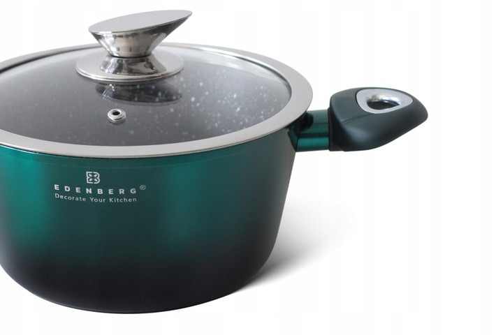 ZESTAW GARNKÓW KOMPLET GARNKÓW GARNKI INDUKCJA ZIELONE