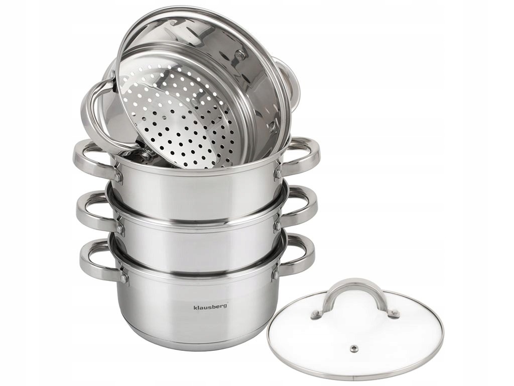 GARNKI GARNEK DO GOTOWANIA NA PARZE PAROWAR