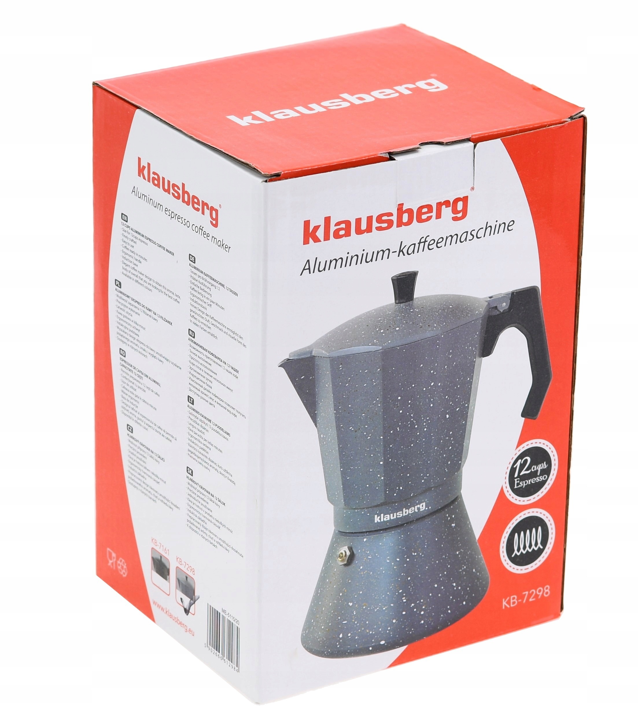 Kawiarka ZAPARZACZ DO KAWY Klausberg italia 600 ml 12 filiżanek