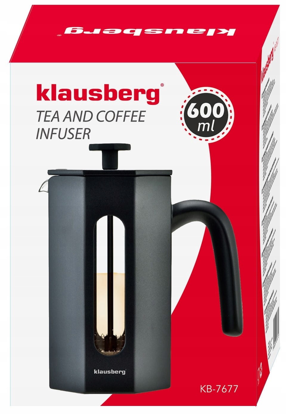 Zaparzacz do kawy herbaty KAWIARKA 800ml dzbanek