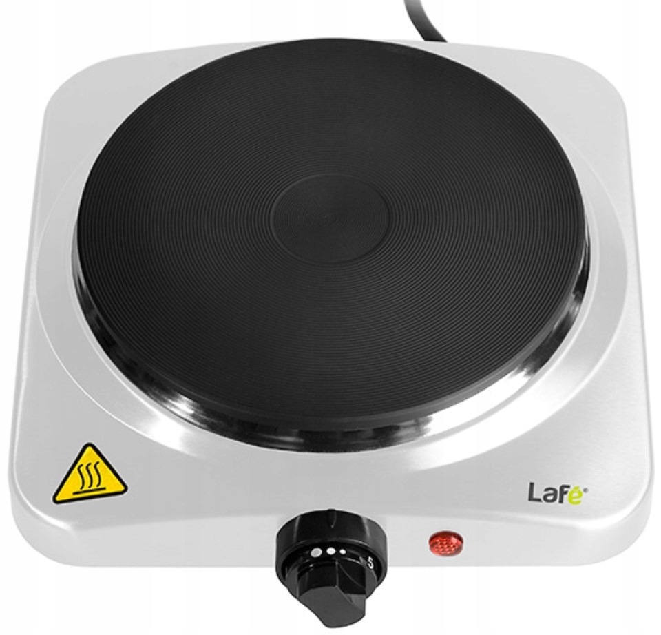 Kuchenka elektryczna PRZENOŚNA jednopłytowa Lafe Termostat 1500W Biała