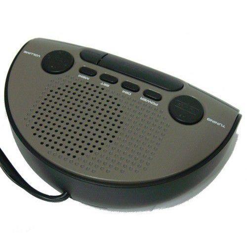 Radiobudzik FM Eltra RADIO ZEBU 06PLL zasilany z sieci lub na baterie SZARY
