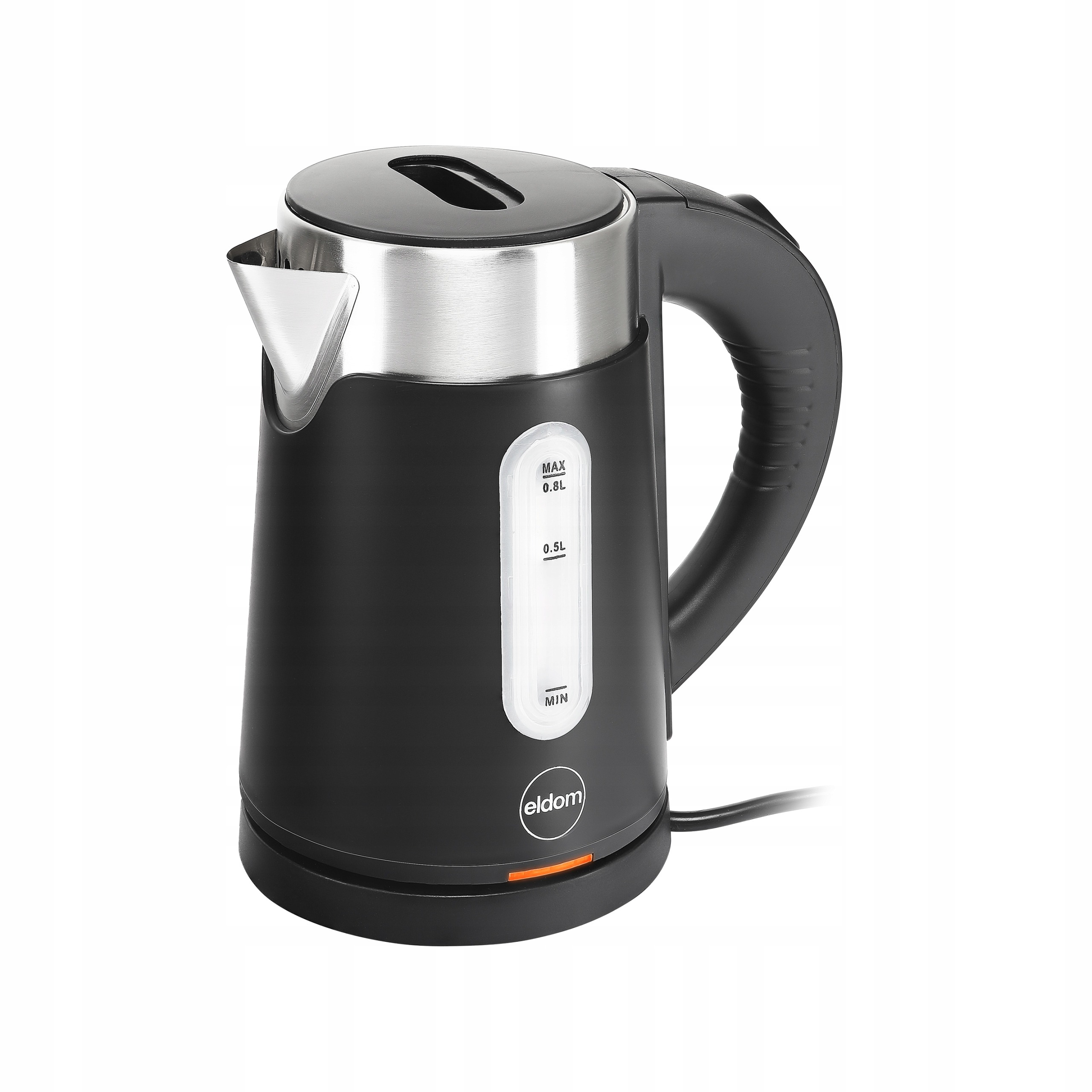 Czajnik elektryczny bezprzewodowy elegancki Eldom C185 1000 W 0,8 l czarny
