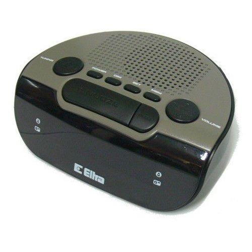 Radiobudzik FM Eltra RADIO ZEBU 06PLL zasilany z sieci lub na baterie SZARY