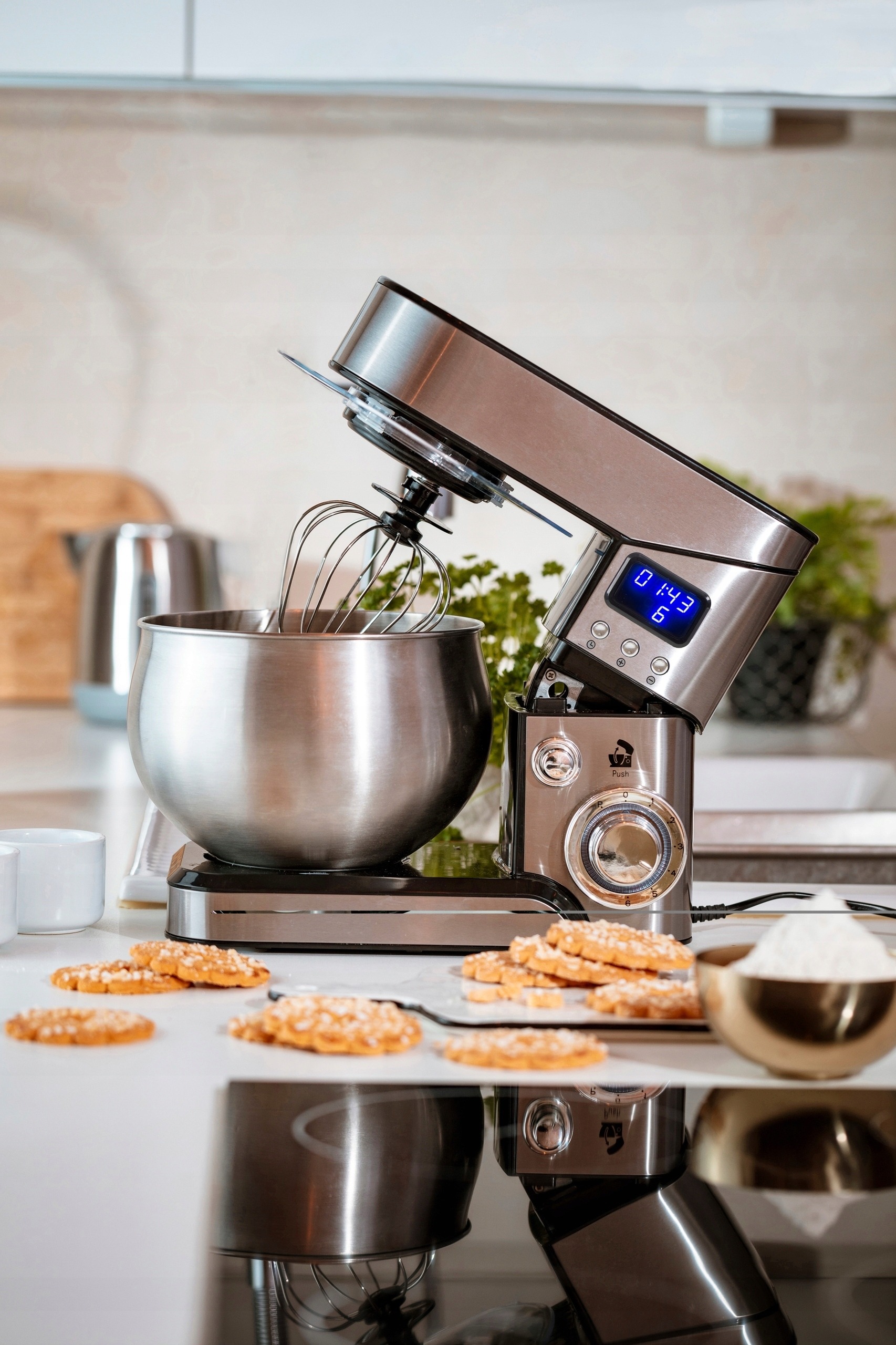 ROBOT KUCHENNY ROBOT PLANETARNY MIKSER DUŻA MISA 4L SUPER MOCNY 2000 W