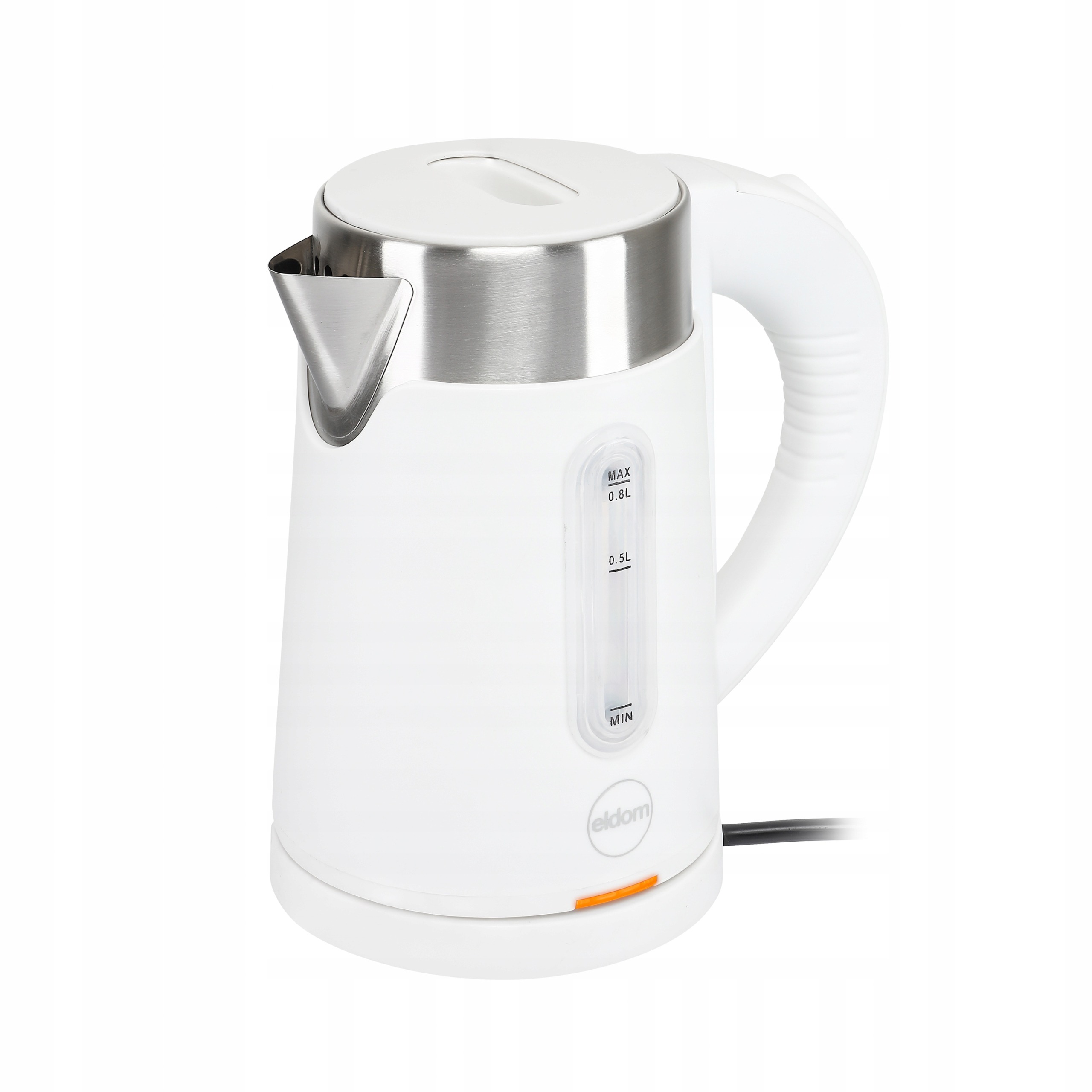 Czajnik elektryczny bezprzewodowy elegancki Eldom C185 1000 W 0,8 l biały