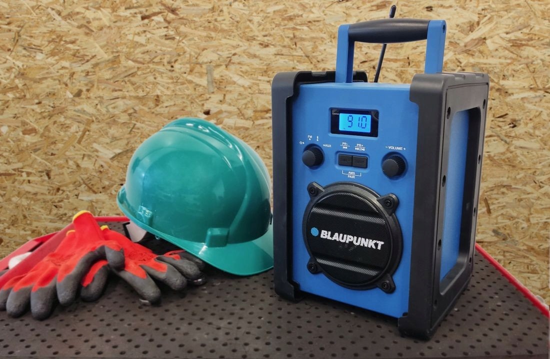 RADIO BUDOWLANE PRZENOŚNE GŁOŚNIK BLAUPUNKT PP30BT Wyświetlacz LCD USB BT