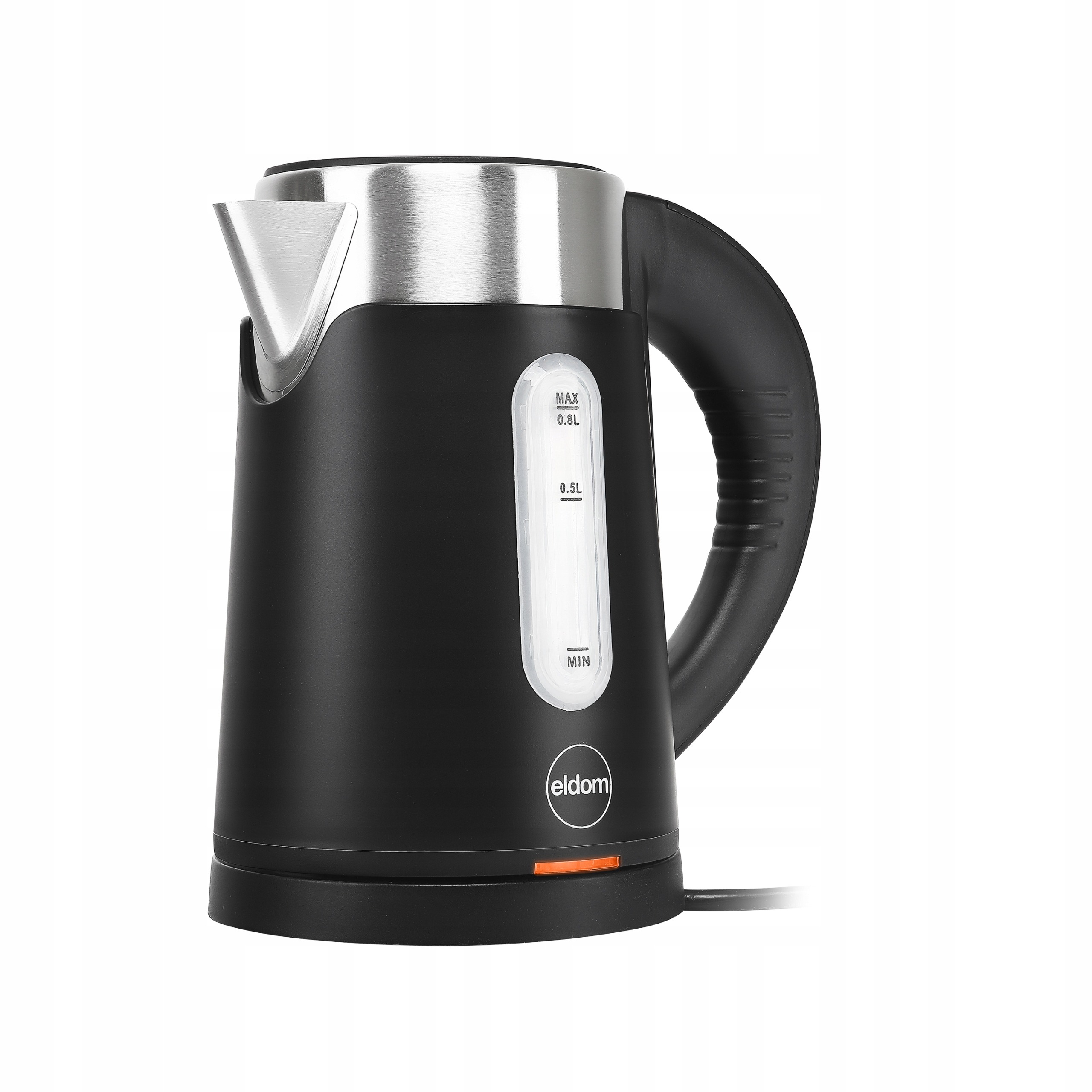 Czajnik elektryczny bezprzewodowy elegancki Eldom C185 1000 W 0,8 l czarny