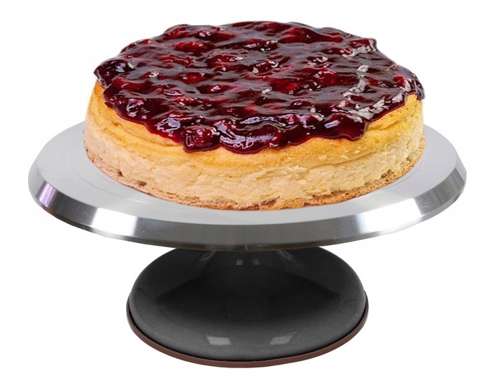 Duża PROFESJONALNA PATERA OBROTOWA DO CIASTA TORTU Ciastek 30CM KLAUSBERG