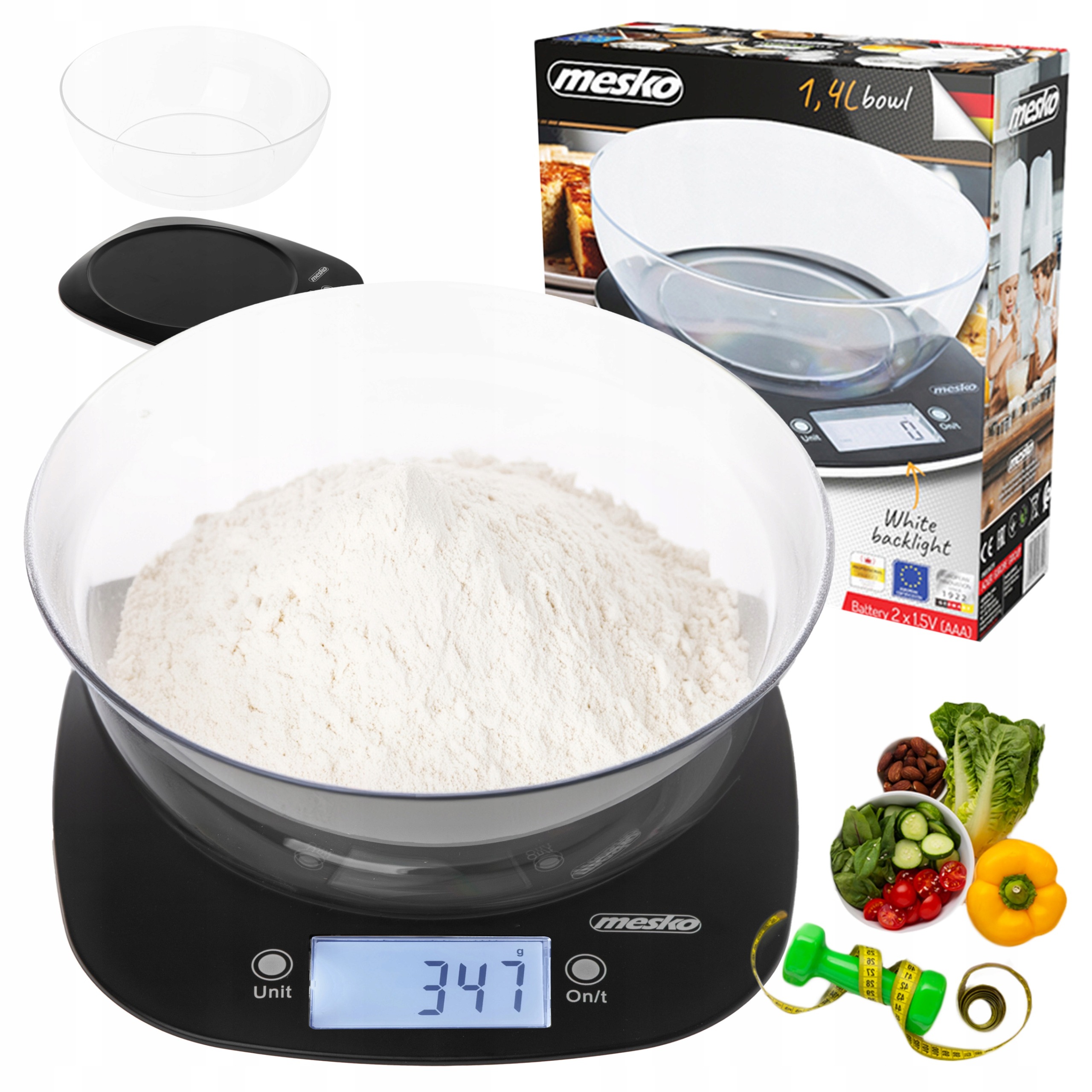 Waga kuchenna Mesko MS 3179 czarny 5 kg