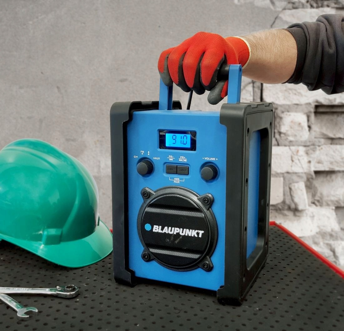 RADIO BUDOWLANE PRZENOŚNE GŁOŚNIK BLAUPUNKT PP30BT Wyświetlacz LCD USB BT