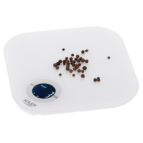 Waga kuchenna szklana biała Adler AD3180 biały 10 kg