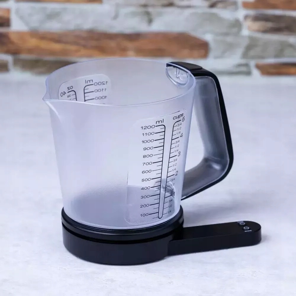 Elektroniczna waga kuchenna z dzbankiem 1200ml / 1g / 5kg KINGHOFF KH-1829