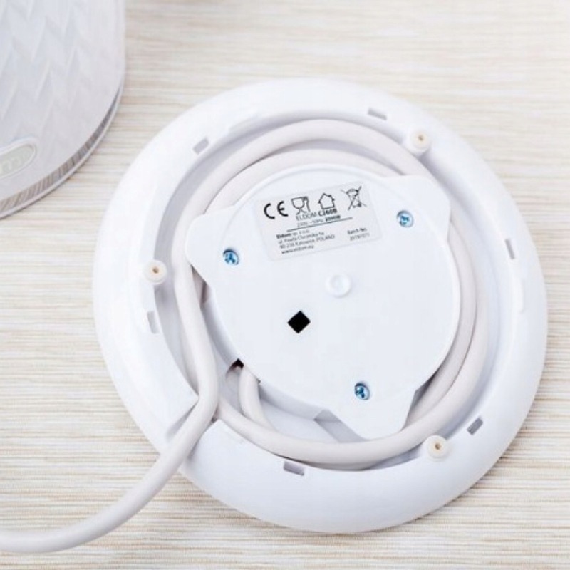 Czajnik elektryczny bezprzewodowy elegancki Eldom C260B Nelo 1,7l biały