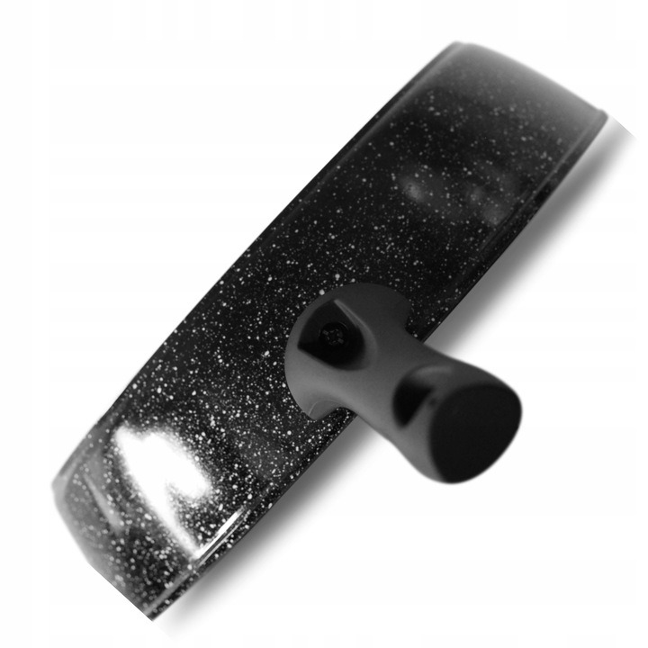 Duża Patelnia Wysoka z Pokrywką Granitowa Indukcja Gaz 26cm GARNKI