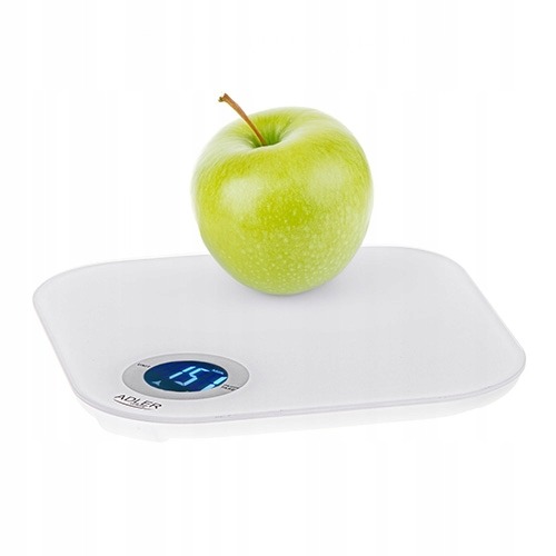 Waga kuchenna szklana biała Adler AD3180 biały 10 kg