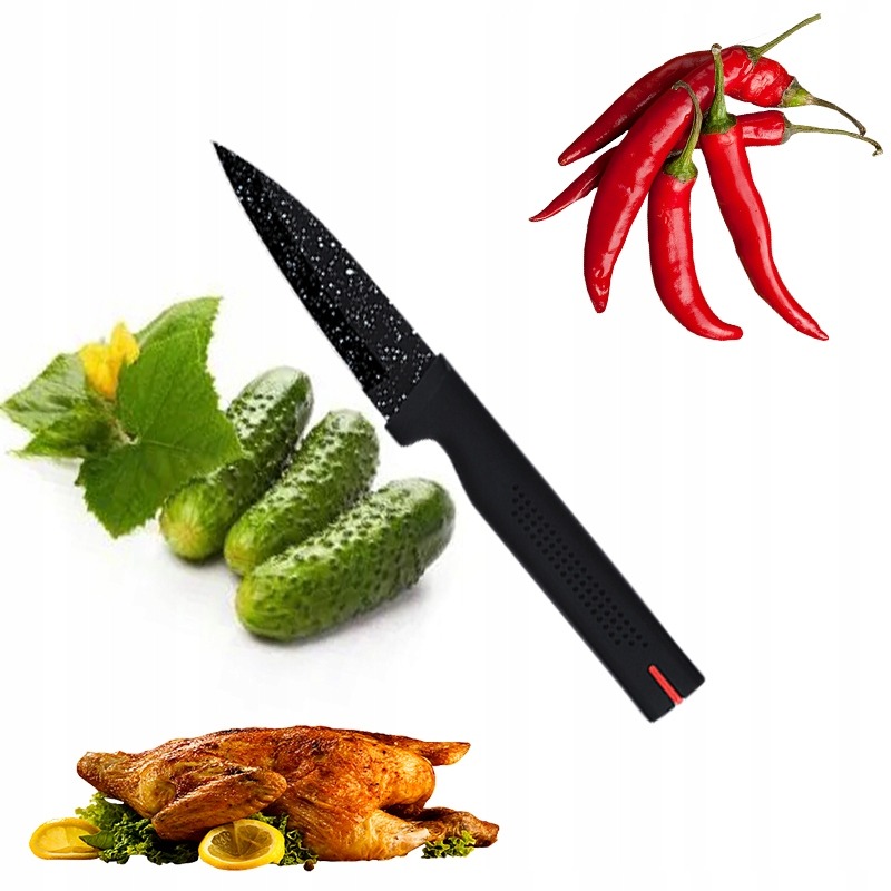 NÓŻ KUCHENNY 9CM KUCHNI DO SIEKANIA KROJENIA MIĘSA WARZYW CHLEBA OSTRY