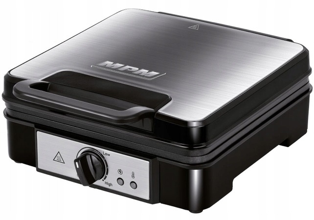 GOFROWNICA DUŻA 4 GOFRY MOCNA 1200W INOX