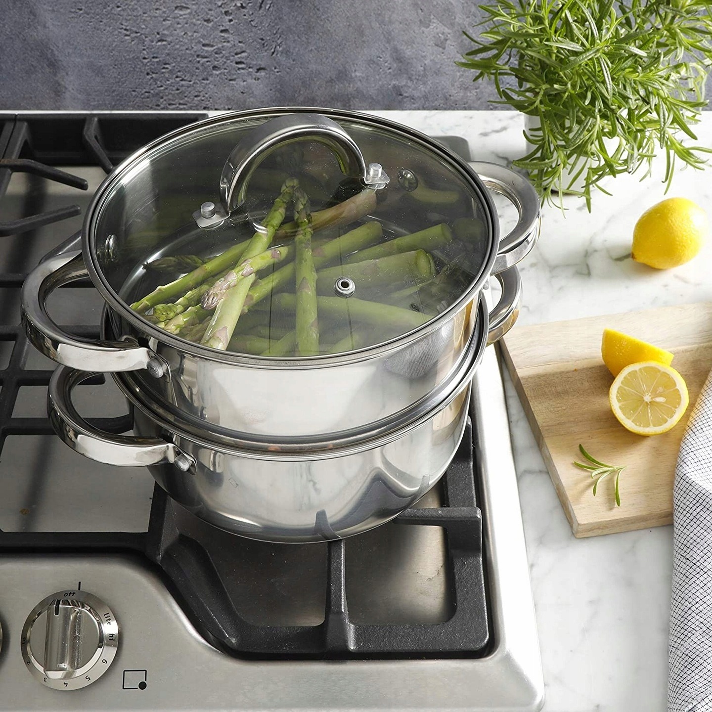 WKŁAD PAROWY GARNEK DO GOTOWANIA NA PARZE PAROWAR KOSZYK 22CM