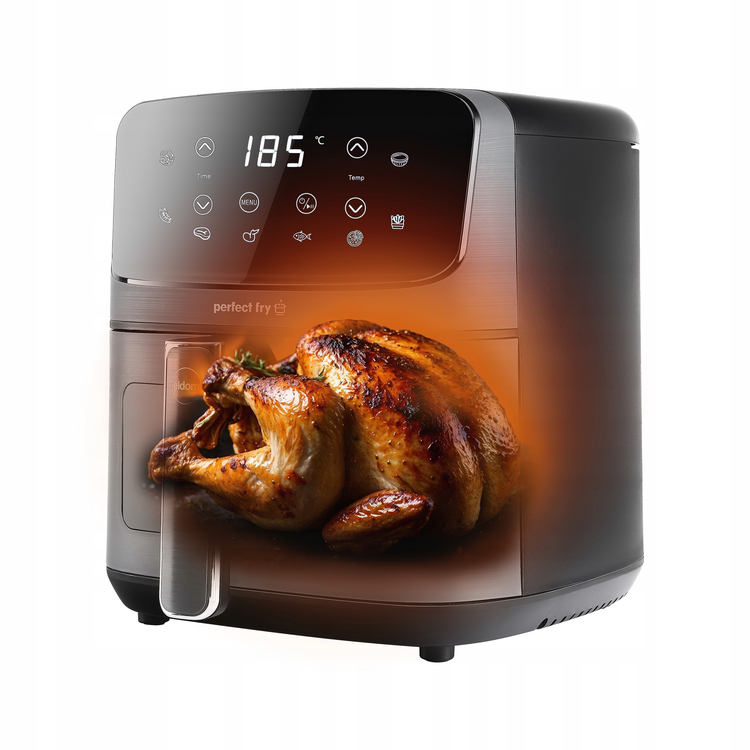 FRYTKOWNICA BEZTŁUSZCZOWA FRYTOWNICA 1500W 4,2l AIR FRYER ELDOM