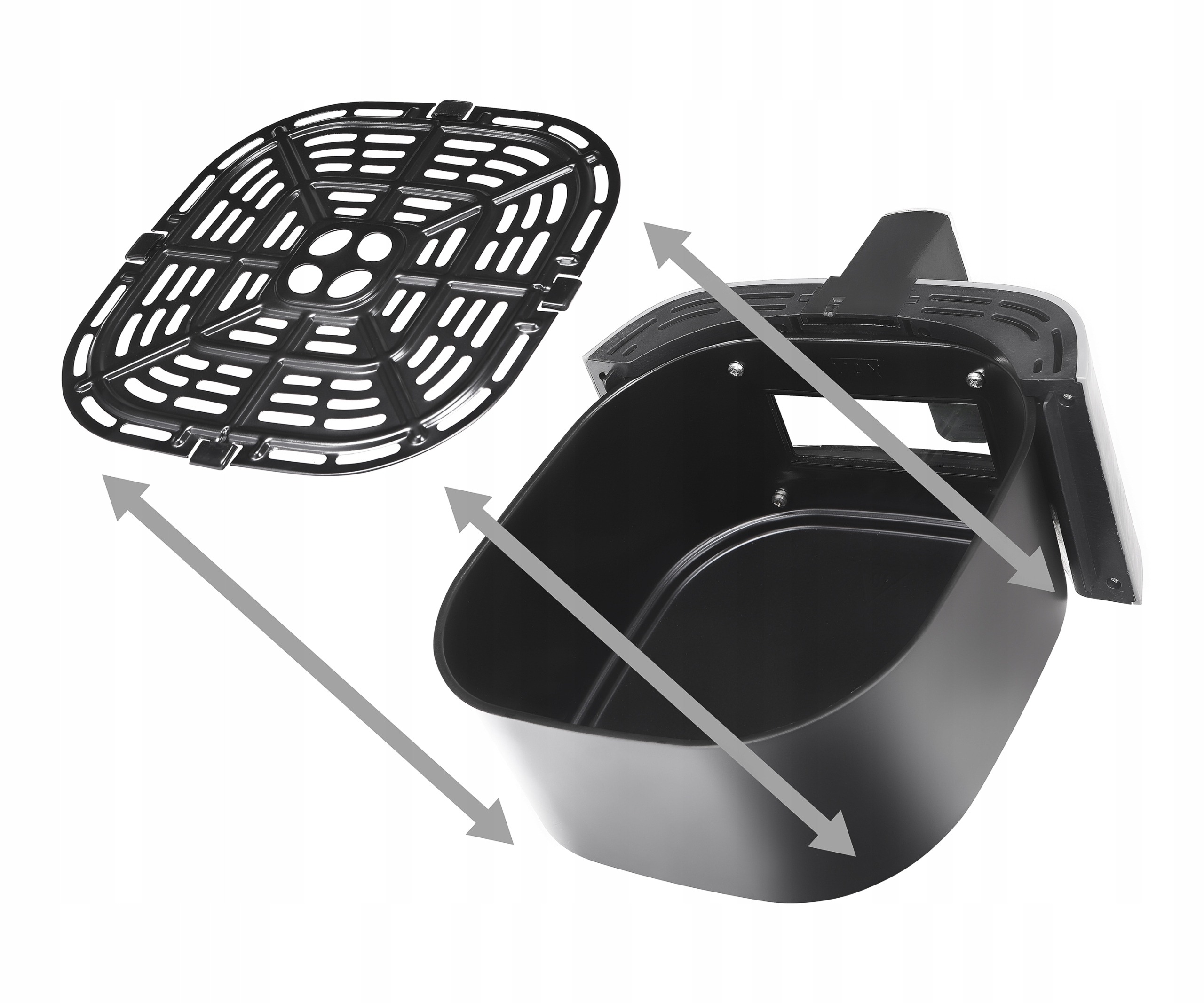 FRYTKOWNICA BEZTŁUSZCZOWA FRYTOWNICA 1500W 4,2l AIR FRYER ELDOM