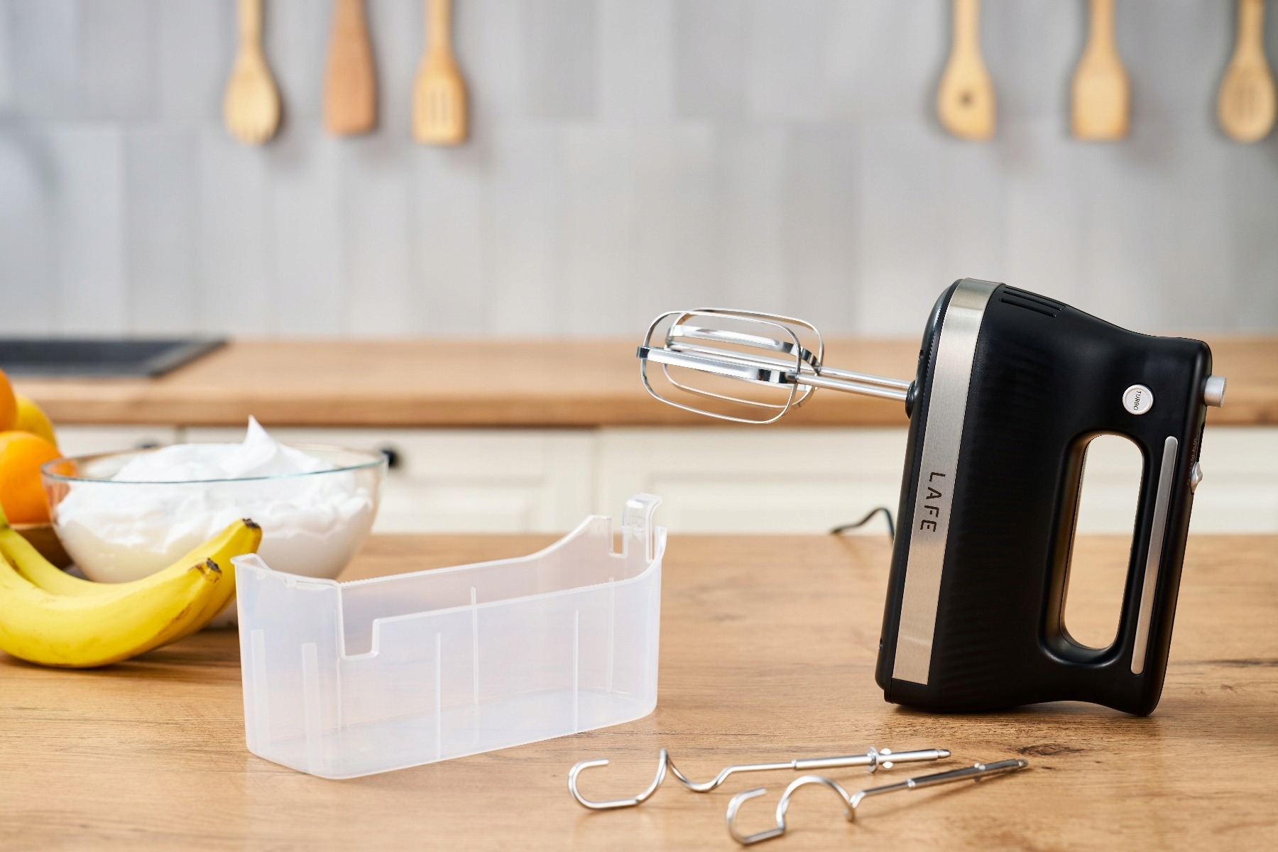 Mikser ręczny robot kuchenny Lafe Mix & Store 500 W Czarny