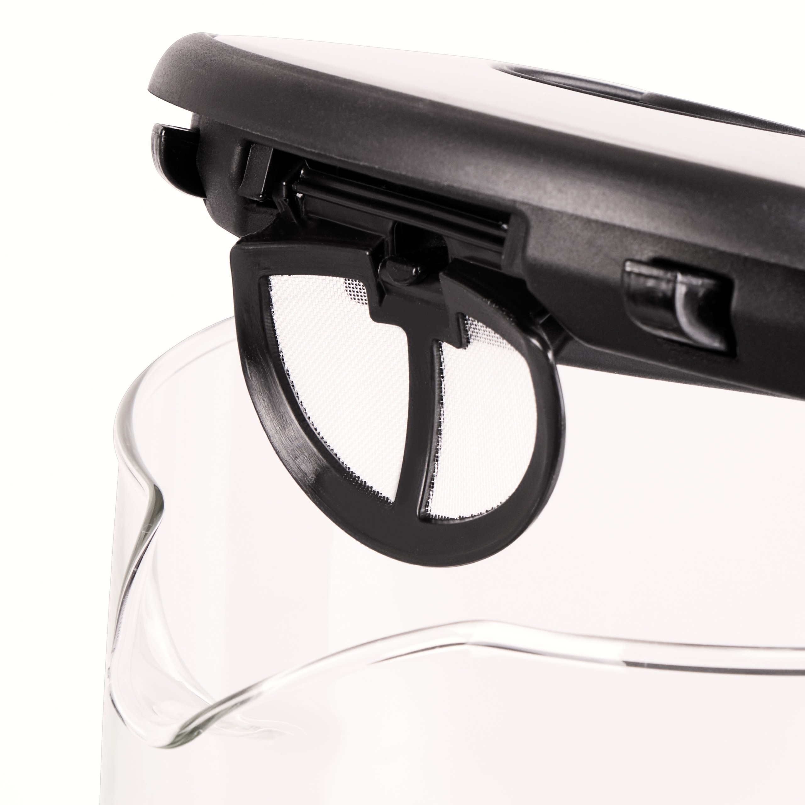 Czajnik elektryczny TRADYCYJNY BEZPRZEWODOWY PODŚWIETLANY 2200W 1,7L czarny