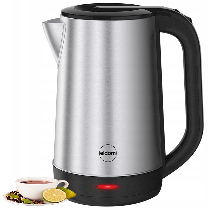 Czajnik elektryczny TRADYCYJNY Eldom CS30 2200 W 2L srebrny/szary