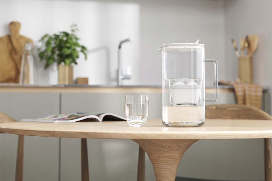Dzbanek filtrujący szklany Aquaphor Glass 2,5l CZARNY z 1x wkład Maxfor Mg