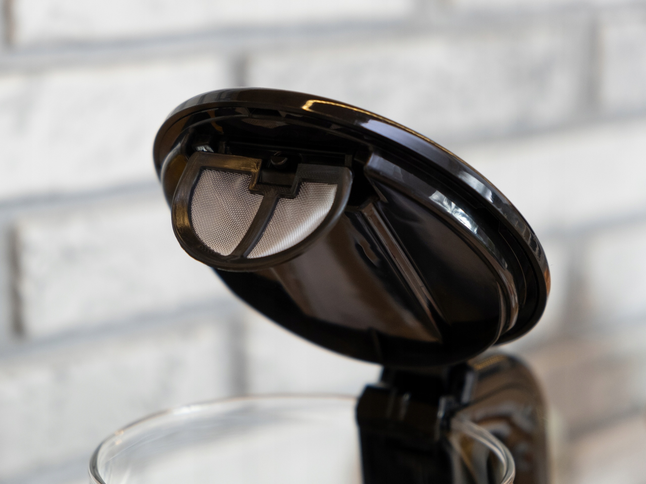 CZAJNIK ELEKTRYCZNY BEZPRZEWODOWY SZKLANY 1L PANEL DOTYKOWY 1100W CZARNY