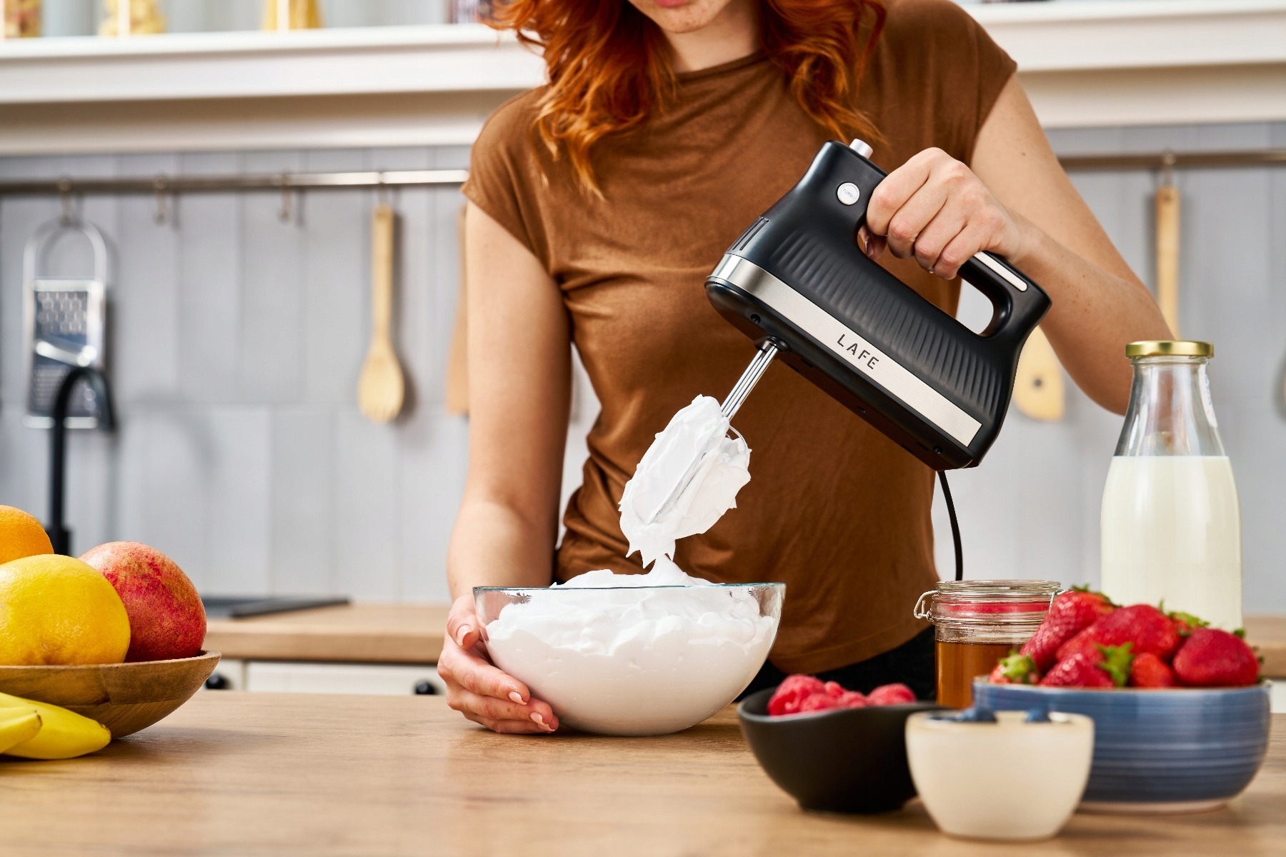 Mikser ręczny robot kuchenny Lafe Mix & Store 500 W Czarny