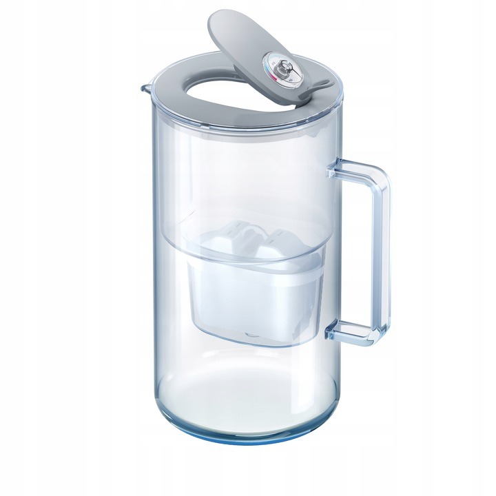 Dzbanek filtrujący szklany Aquaphor Glass 2,5l SZARY z 1x wkład Maxfor Mg