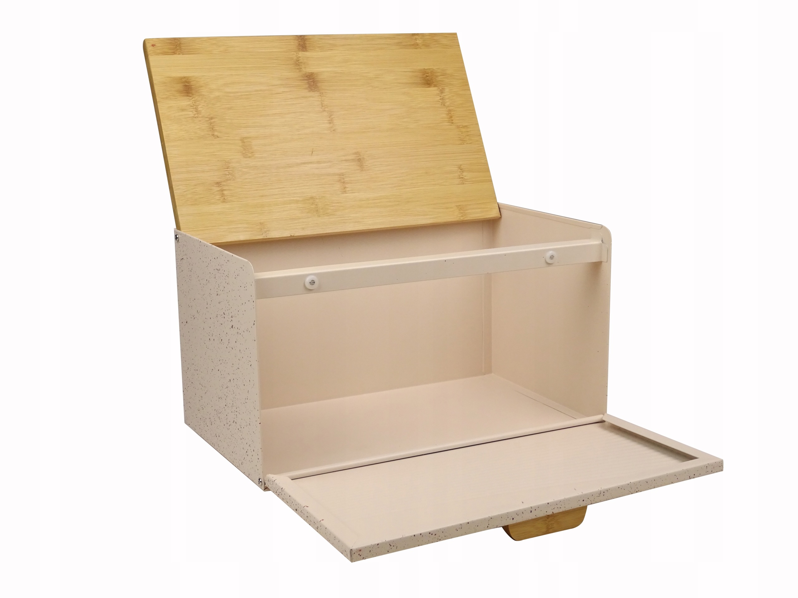 Chlebak jednoczęściowy Klausberg 2 Side Open beżowy stal