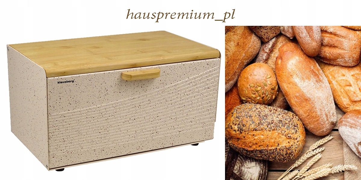 Chlebak jednoczęściowy Klausberg 2 Side Open beżowy stal