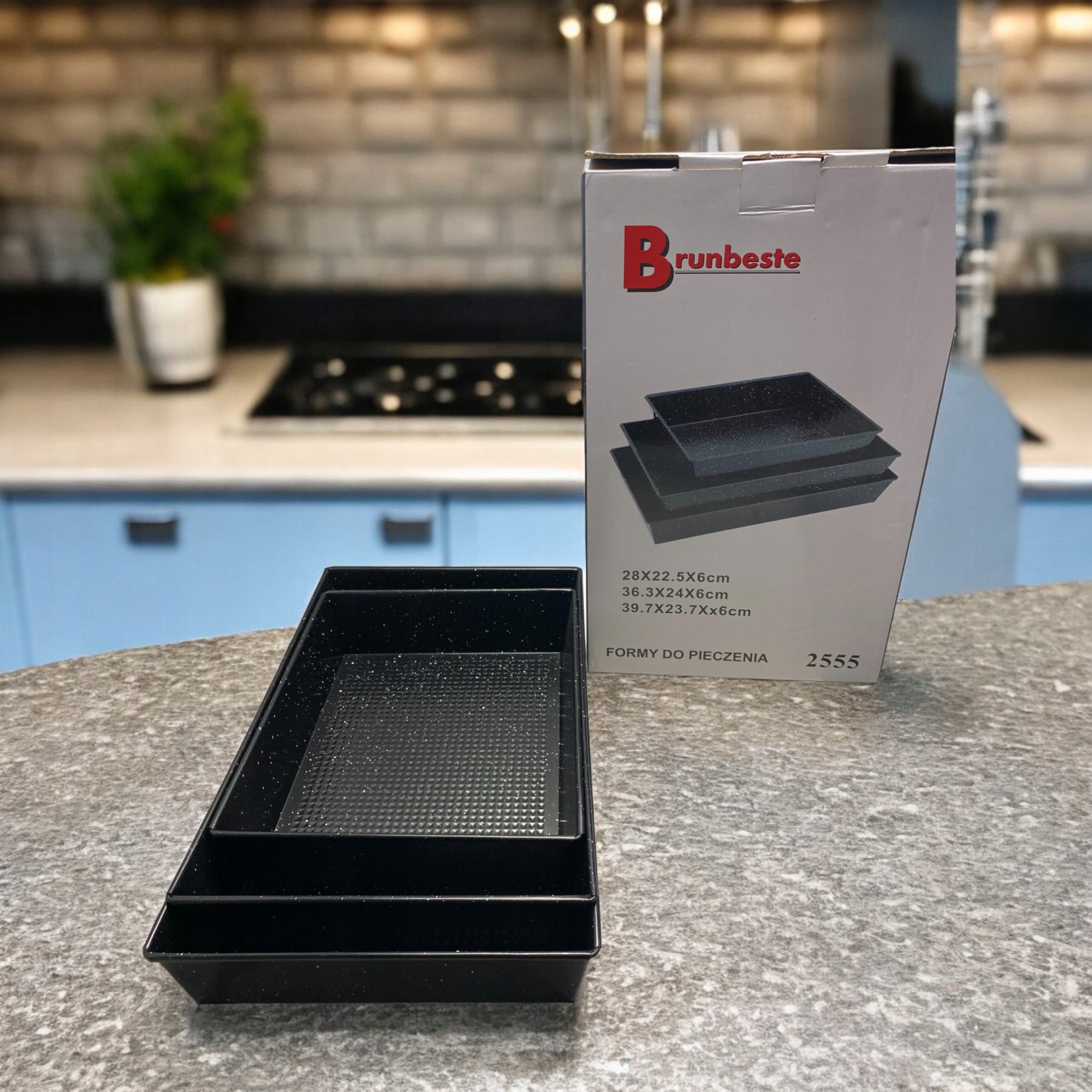 Zestaw BLACH DO PIECZENIA 3szt UNIWERSALNE Formy do PIECZENIA