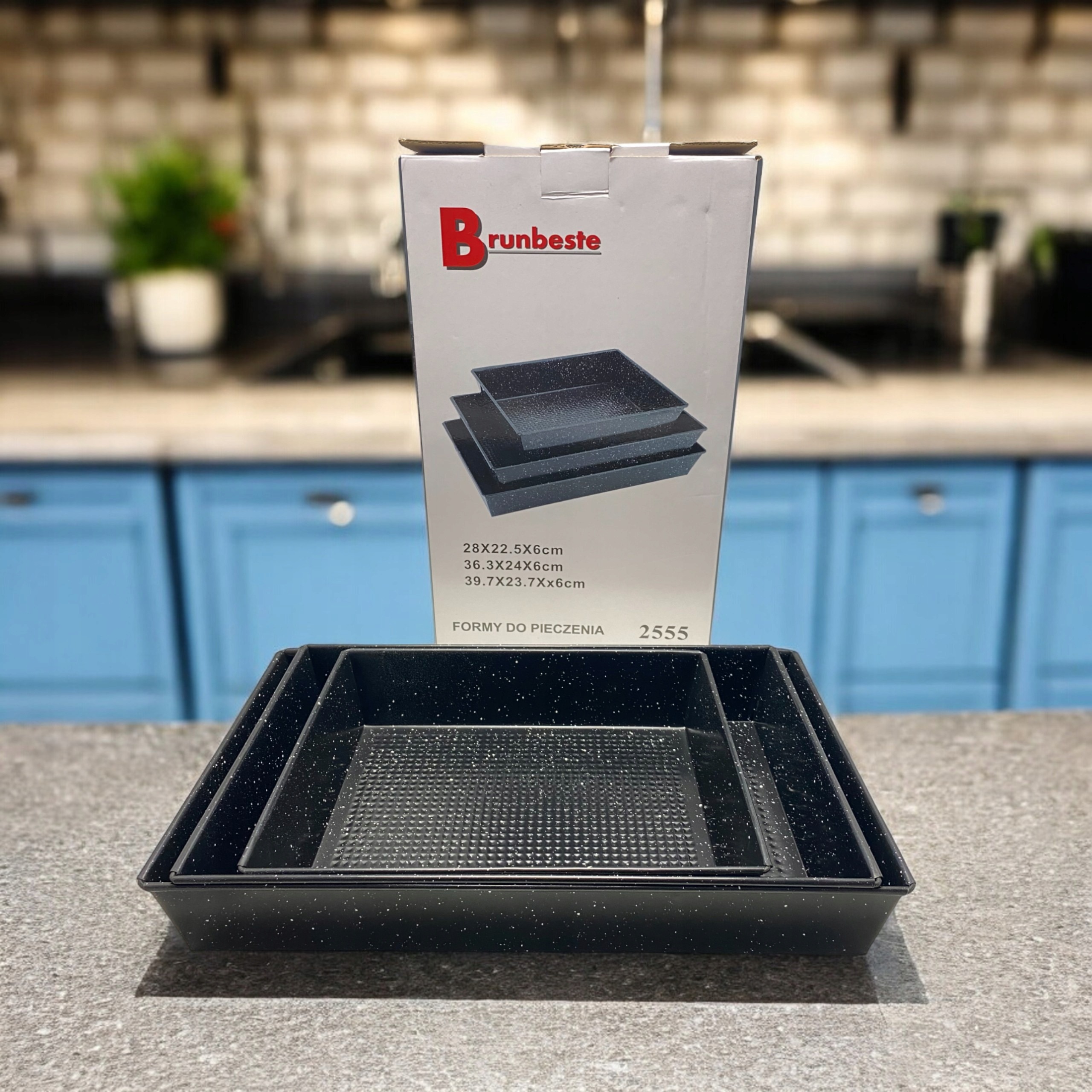 Zestaw BLACH DO PIECZENIA 3szt UNIWERSALNE Formy do PIECZENIA