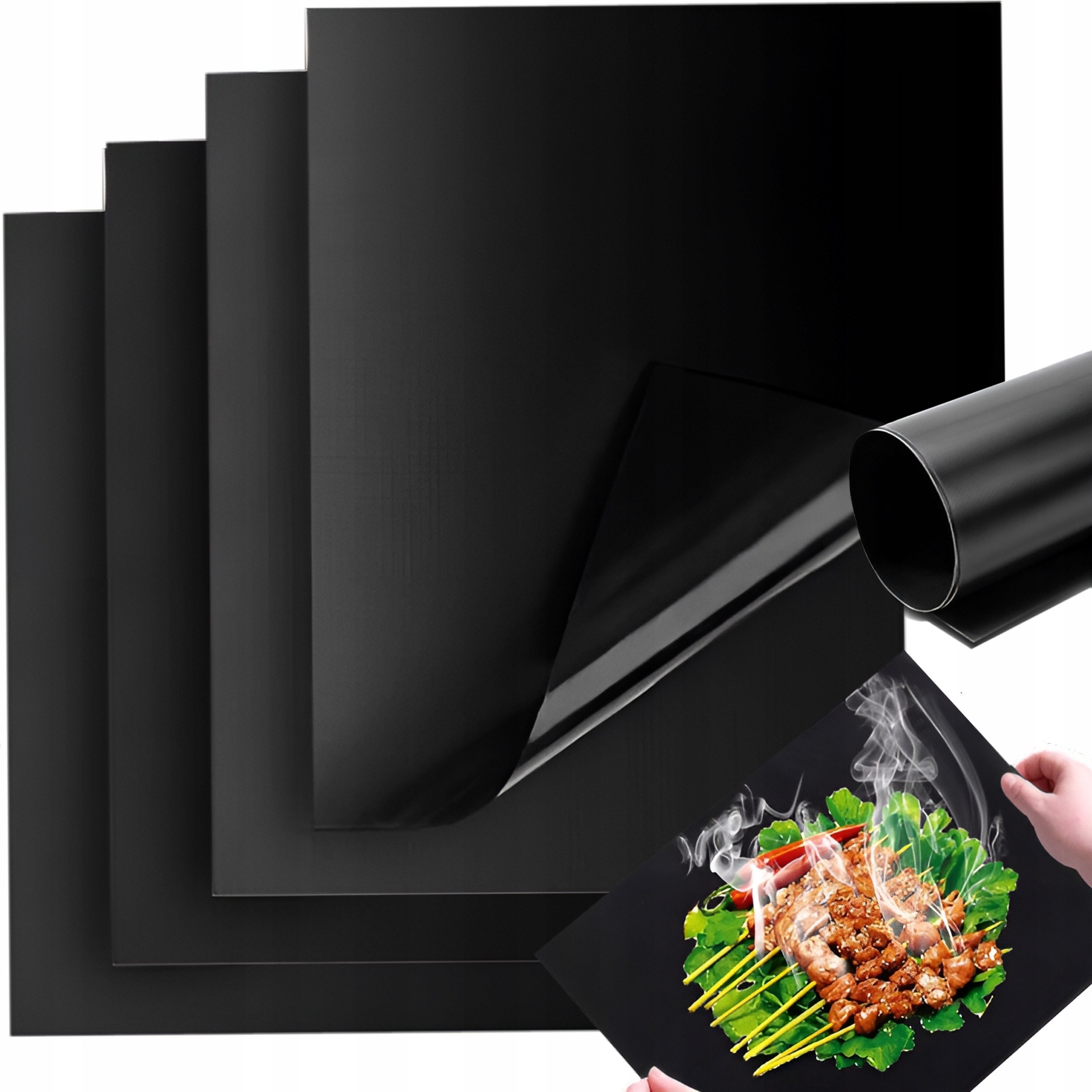 MATA NA GRILL GRILLA TEFLONOWA TACA NA GRILL TACKA DO PIEKARNIKA 4 sztuki