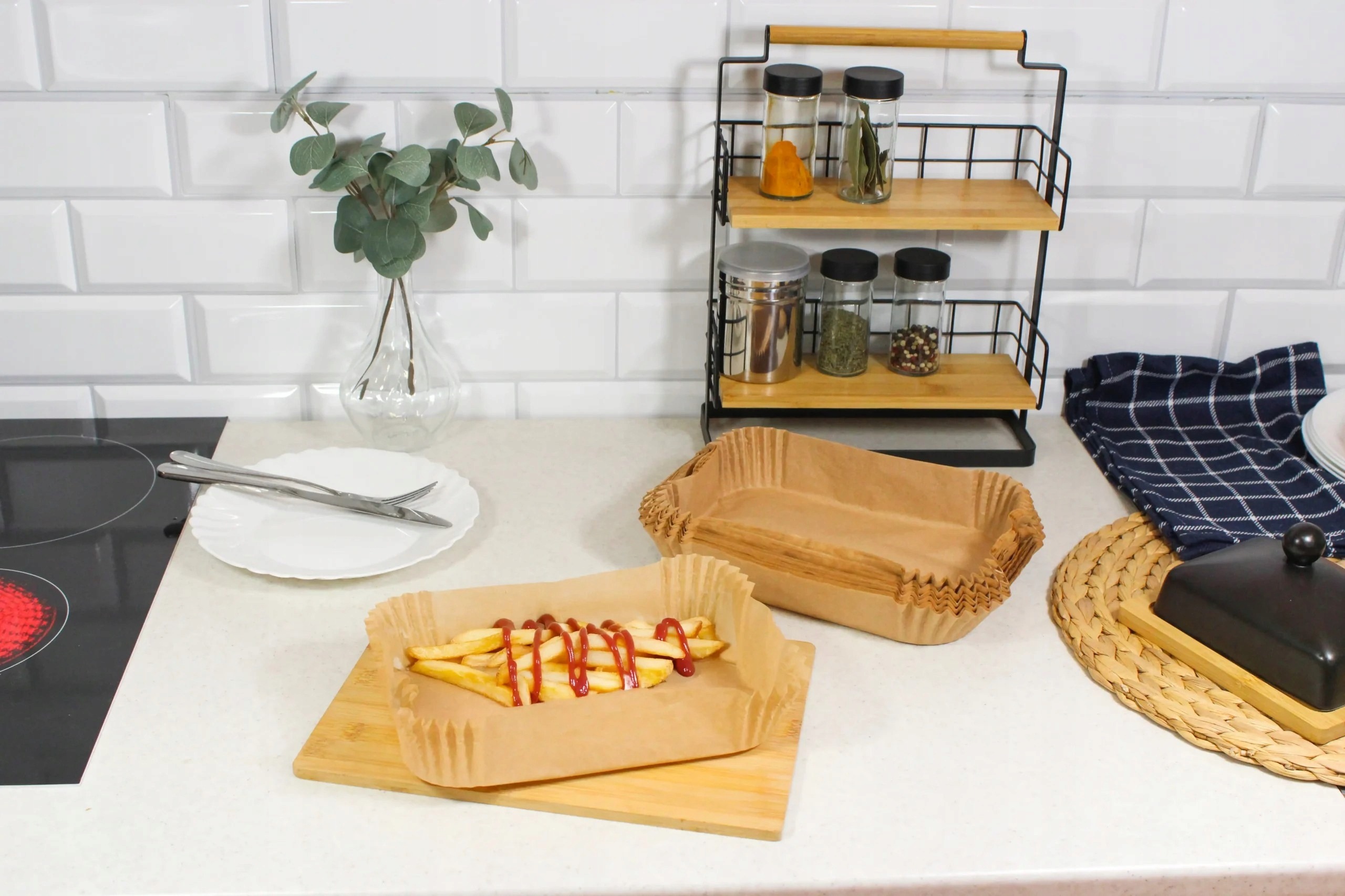 Papier do pieczenia Brunbeste 22 cm x 14 cm brązowy