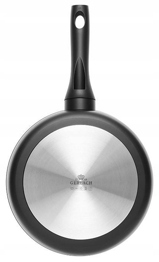 Patelnia tradycyjna NOWOCZESNA DUŻA GŁĘBOKA Gerlach Granitex 28 ceramiczna