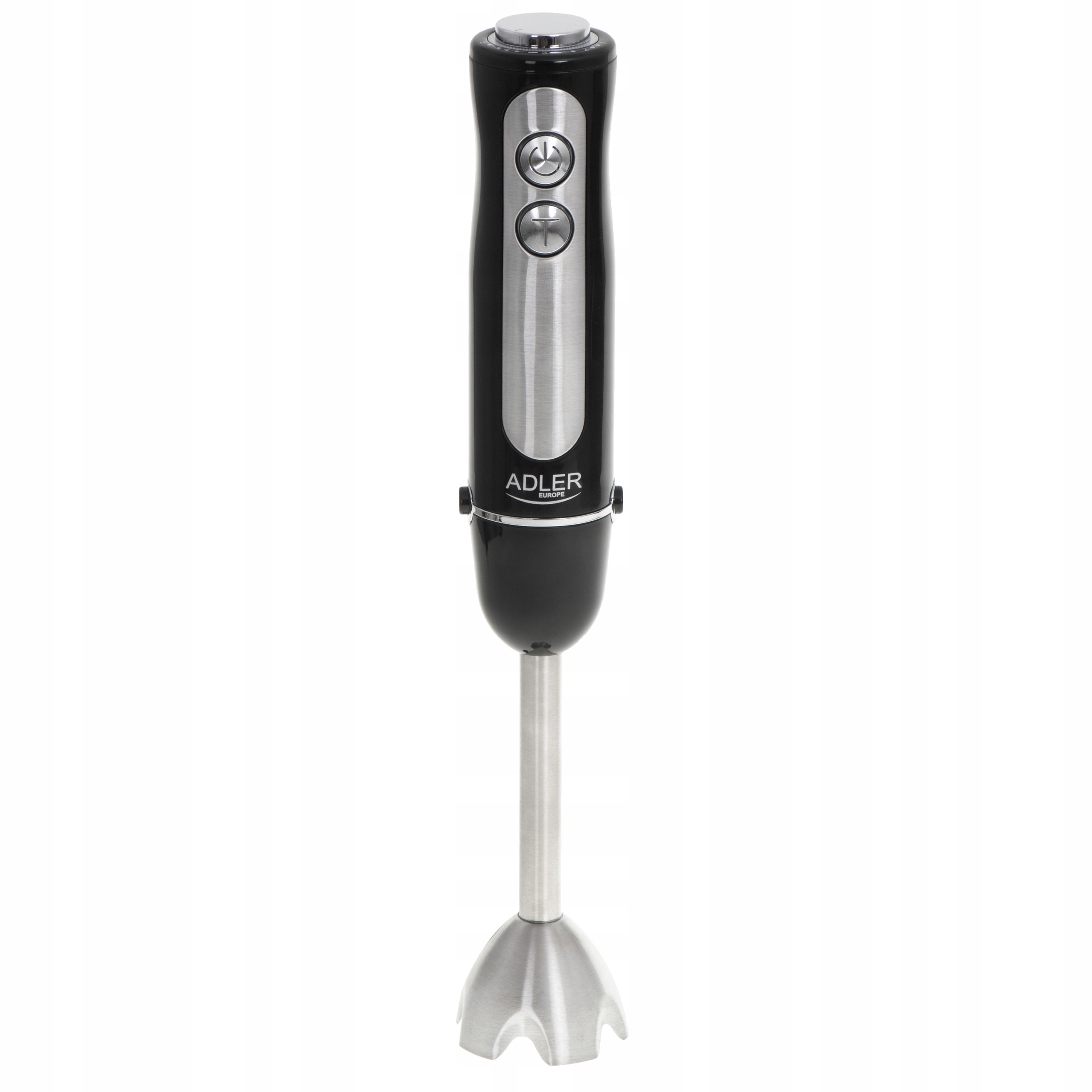 Blender ręczny MIKSER Adler 1500W czarny turbo stal nierdzewna 5 prędkości