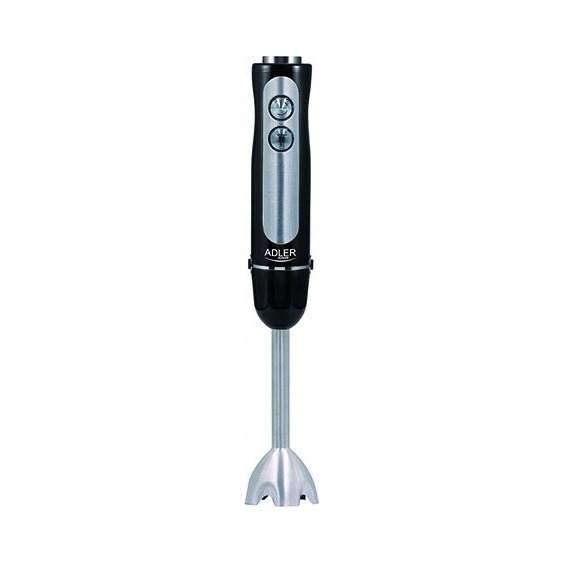 Blender ręczny MIKSER Adler 1500W czarny turbo stal nierdzewna 5 prędkości