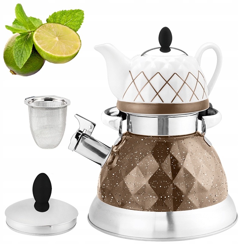 CZAJNIK I ZAPARZACZ HR761-2