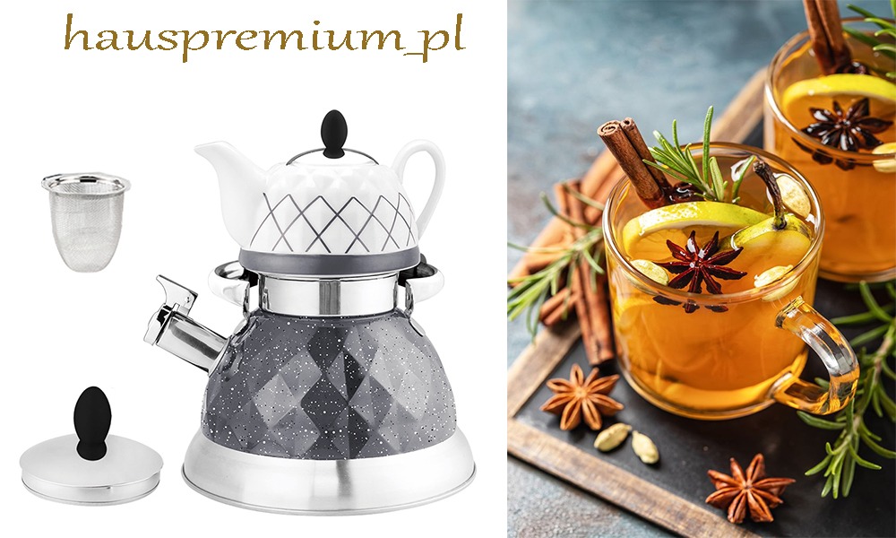 CZAJNIK I ZAPARZACZ HR761-2